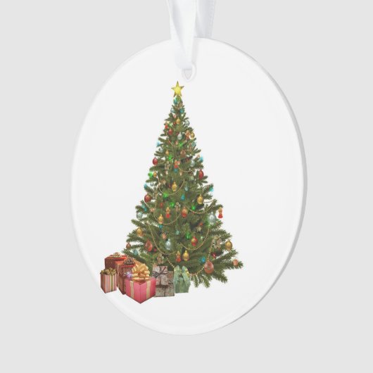 Kerstboom Acryl Ornament (voorkant)