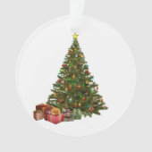 Kerstboom Acryl Ornament (voorkant)