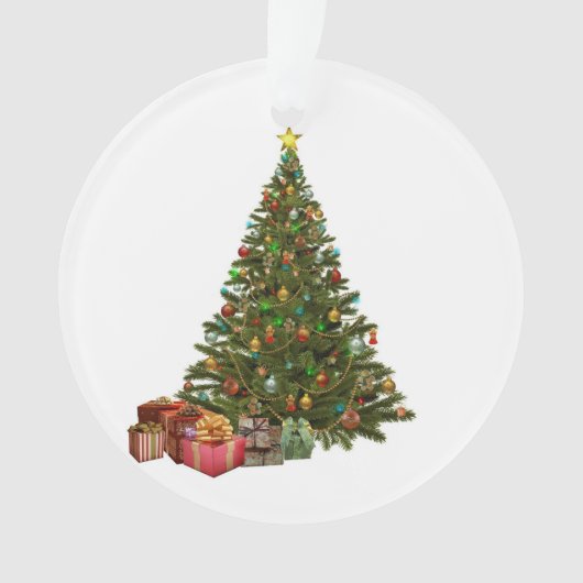 Kerstboom Acryl Ornament (voorkant)