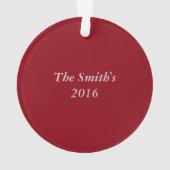 kerstboom  acrylversiering ornament (achterkant)