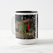 Kerstboom Afbeelding Mok (Voorkant links)