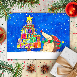 KERSTBOOM ansichtkaart van Nicole Janes Feestdagenkaart