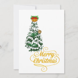 Kerstboom Aquarel Maatwerk Kaart