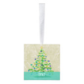 Kerstboom - Arty maar Eenvoudig Abstract Decoratie (Rechts)