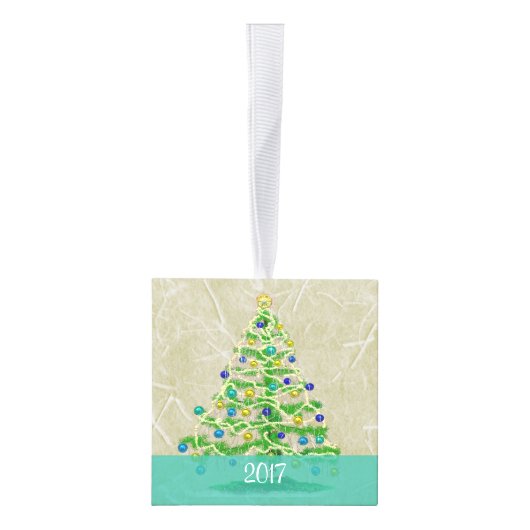 Kerstboom - Arty maar Eenvoudig Abstract Decoratie (Rechts)