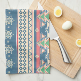 Kerstboom Azteekse stijl - Unieke vakantie Theedoek