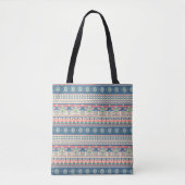 Kerstboom Azteekse stijl - Unieke vakantie Tote Bag (Voorkant)