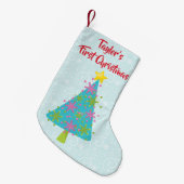 kerstboom Baby Kleine Kerstsok (Voorkant (Hangend))