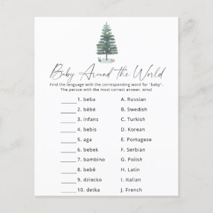 Kerstboom - Baby Rond de wereld spel