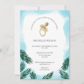  Kerstboom Baby shower Kaart (Voorkant)