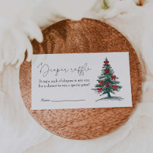 Kerstboom Baby shower Luier Raffle