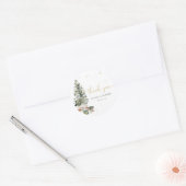 Kerstboom Baby Shower Sticker (Envelop)