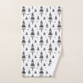 kerstboom bad handdoek (Handdoek)