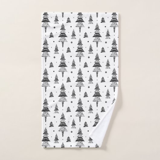 kerstboom  bad handdoek (Handdoek)