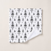 kerstboom bad handdoek (Wasdoekje)