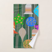 kerstboom bad handdoek (Handdoek)