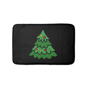 kerstboom badmat