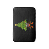 kerstboom badmat (Voorkant Verticaal)