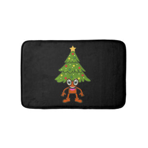 kerstboom badmat