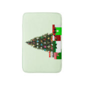 Kerstboom badmat (Voorkant Verticaal)