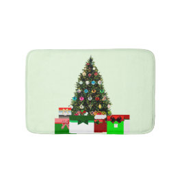 Kerstboom badmat