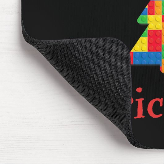 Kerstboom baksteen hoofdbouwer baksteen set blok muismat (Hoek)