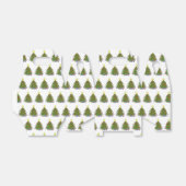 kerstboom bedankdoosjes (Uitgevouwen)