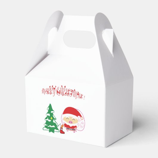 kerstboom bedankdoosjes (Voorkant Zijde)