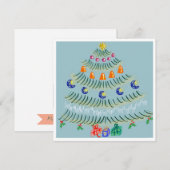 Kerstboom Bedankkaart (Voorkant / Achterkant)