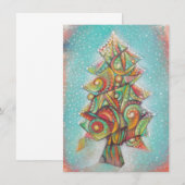 kerstboom bedankkaart (Voorkant / Achterkant)