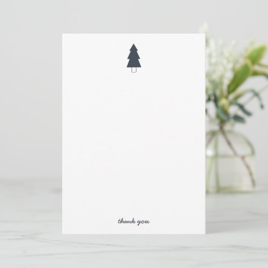 Kerstboom Bedankt (Staand voorkant)