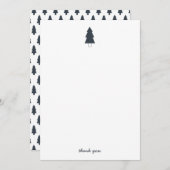 Kerstboom Bedankt (Voorkant / Achterkant)