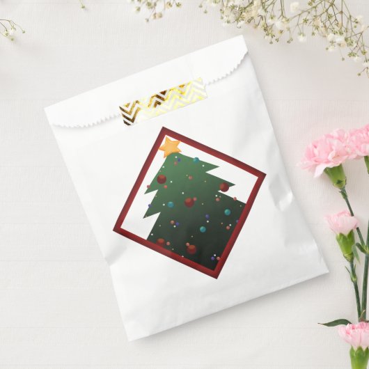 kerstboom bedankzakje (Gezegeld)