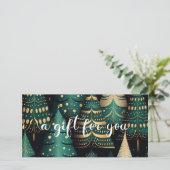 KERSTBOOM BEDRIJFS CERTIFICAAT cadeau voor jou (Staand voorkant)