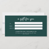 KERSTBOOM BEDRIJFS CERTIFICAAT cadeau voor jou (Achterkant)