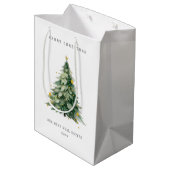 Kerstboom Bedrijfsmatig Medium Cadeauzakje (Achterkant Gekanteld)
