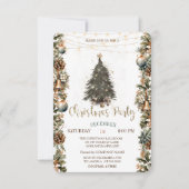 Kerstboom,Bellen,Ballen,Kerstdennenappels Kerst  Kaart (Voorkant)