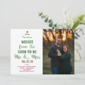 Kerstboom Bewaar de Datum Kaart (Staand voorkant)