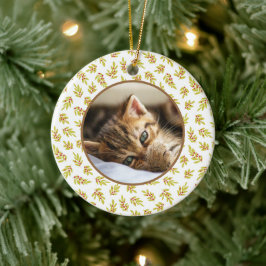 Kerstboom Bewerkbare Huisdier Foto Decoratie
