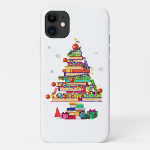 Kerstboom Bibliotheek Case-Mate iPhone Case