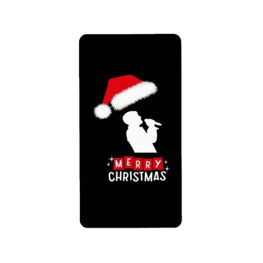 Kerstboom Bibliotheek Etiket (Voorkant)