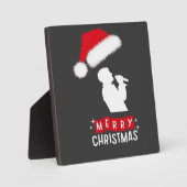 Kerstboom Bibliotheek Fotoplaat (Voorkant)