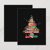 Kerstboom Bibliotheek Informatiekaartje (Voorkant / Achterkant)