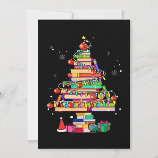 Kerstboom Bibliotheek Kaart (Voorkant)