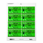 Kerstboom Bier Label (Full Sheet)