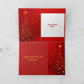 Kerstboom binnen foto Lijst Feestdagen Kaart (Binnen)