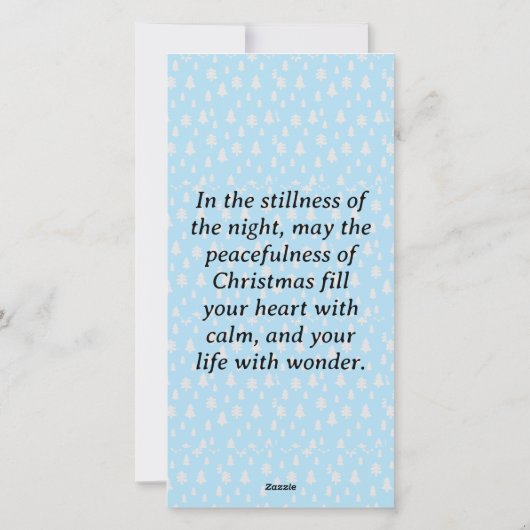 Kerstboom Bladwijzer Vakantie Kaart (Achterkant)