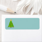 Kerstboom blanco etiketten (Insitu)