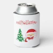 kerstboom blikjeskoeler (Blikje Achterkant)