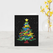 Kerstboom Blok Brick Building Xmas Master Bu Kaart (Gele Bloem)